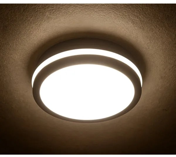 Kanlux 38790 - LED Kültéri lámpa érzékelővel BENO 12/18W/230V 3000/3500/4000K IP65 antracit