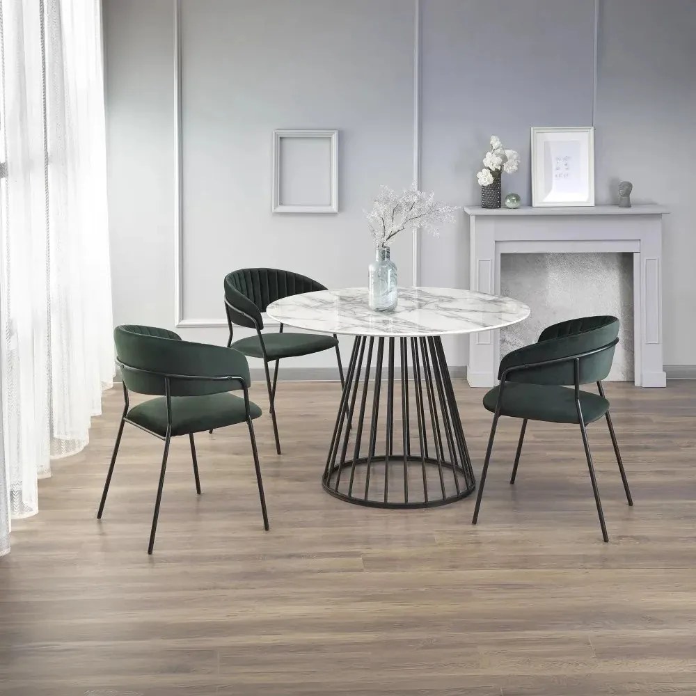 Brodway étkezőasztal fehér 110cm