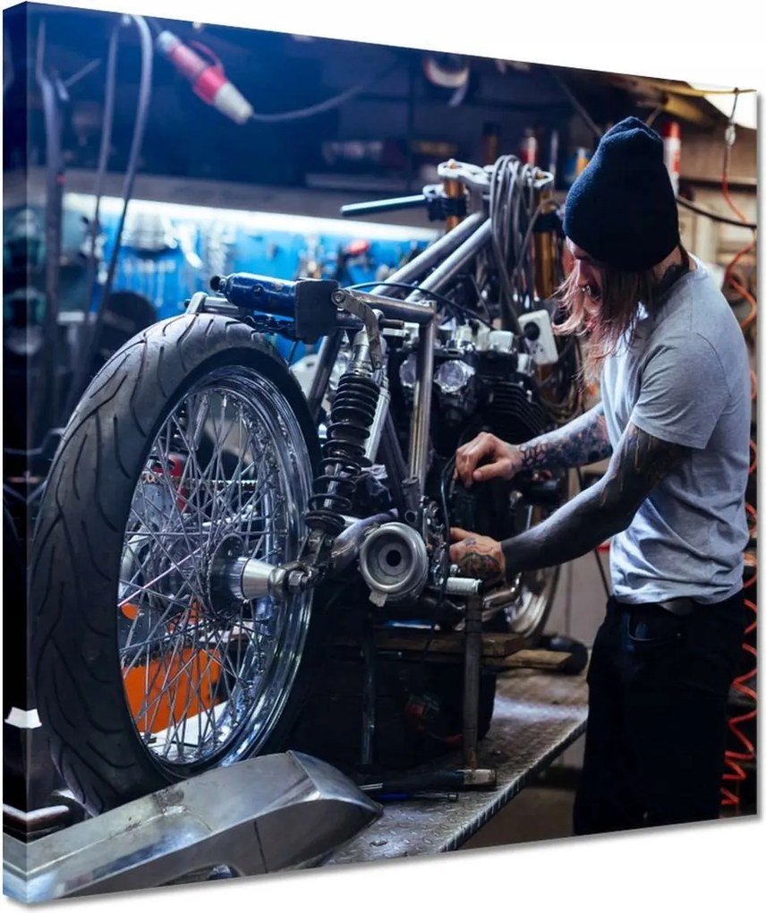 Vászonkép 30x30 Motorkerékpárok