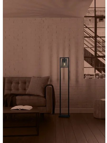 Eglo 390006 - Állólámpa BOGOTA 1xE27/40W/230V fekete