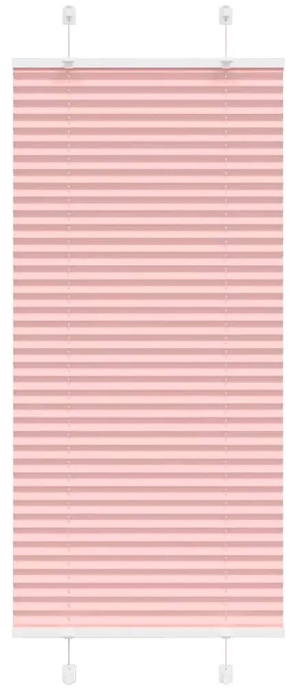 pliszírozott redőny rózsaszín 60x100 cm szövetszélesség 59,4 cm
