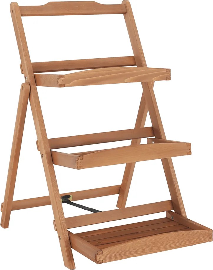 Polcállvány, 3 polcos, égerfa, IMPERO