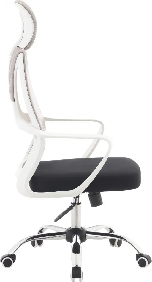 Irodai szék, szürke/fekete/fehér, TAXIS 2 NEW