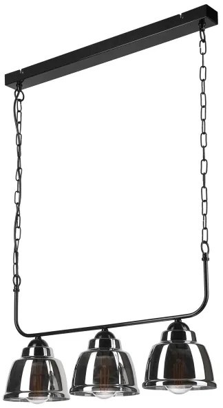 Csillár láncon MARIO 3xE27/60W/230V króm