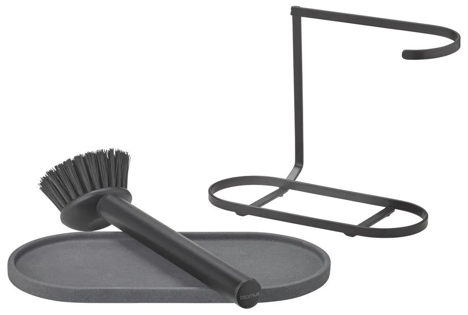 Szürke beton mosogatóeszköz tartó Dhuva – Blomus