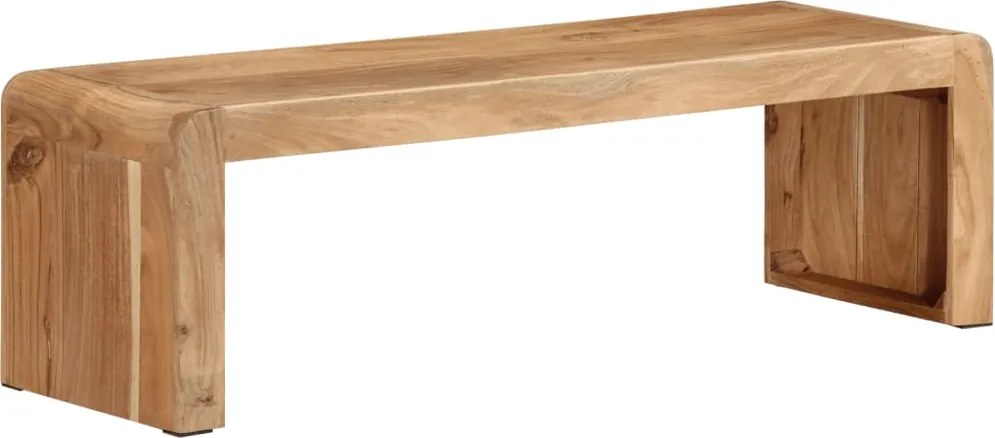 vidaXL tömör akácfa TV-szekrény 110 x 33 x 33 cm