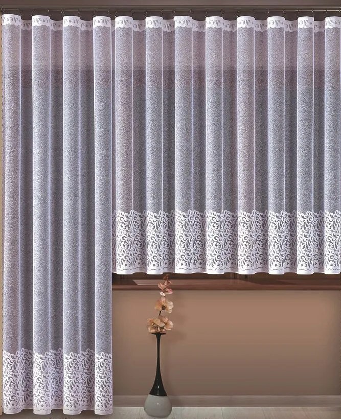 Mg Függöny X845 Fehér 200X245 szalaggal Lengyel