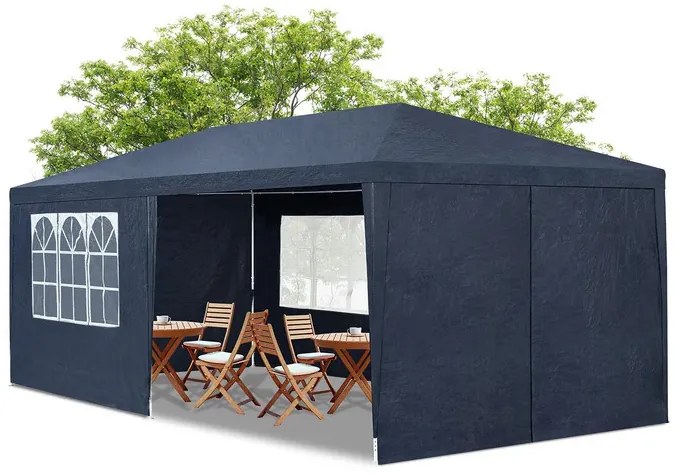 Juskys Party sátor 3x6 m - kék