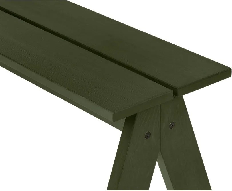 Zöld tömörfa kerti pad Navo – noo.ma