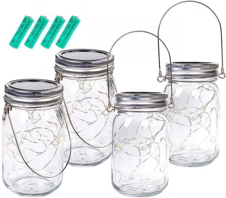 VOLTRONIC Napelemes világítás lámpa 4 db 20 LED