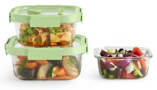 Élelmiszertartó doboz szett 3 db-os – Lékué