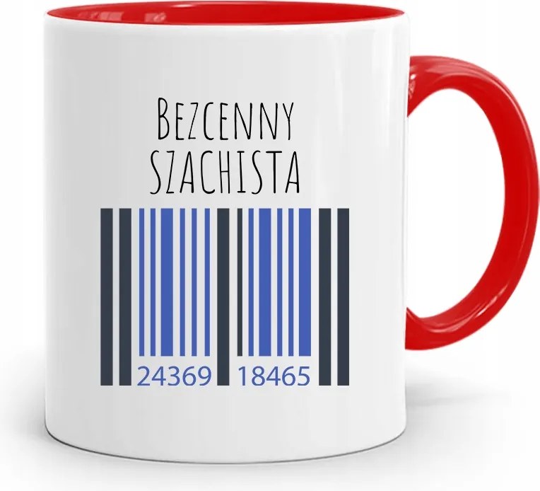 Sakkozóknak Piros Bögre Születésnapi Ajándék fényképes nyomtatással