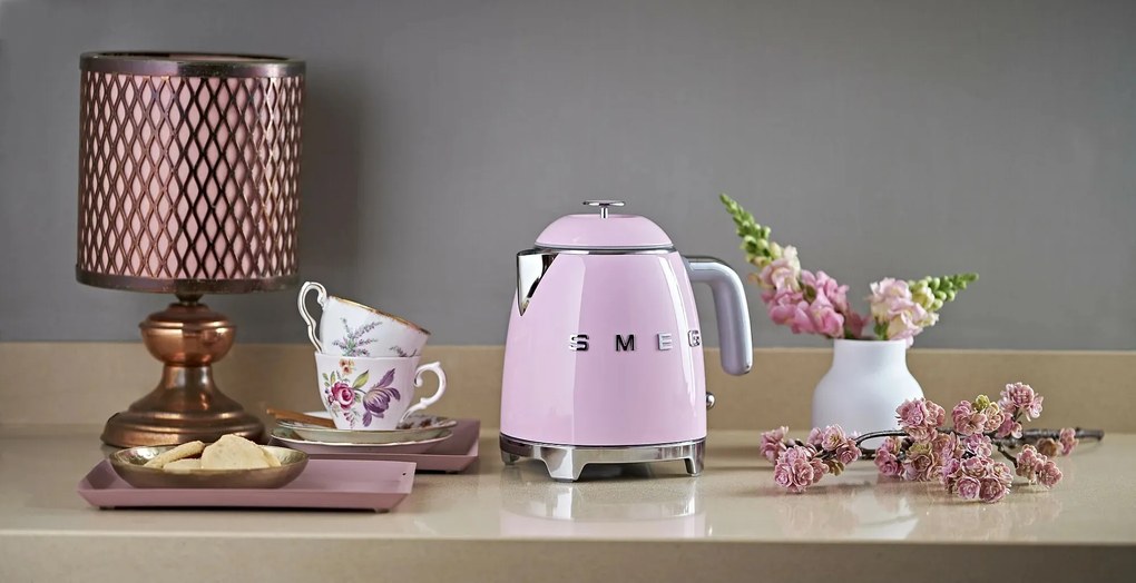 SMEG 50's Retro Style rychlovarná konvice 0,8l růžová - Smeg