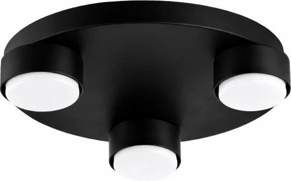BRILAGI - LED mennyezeti lámpa MONO 3xGX53/30W/230V Ø 30 cm fekete