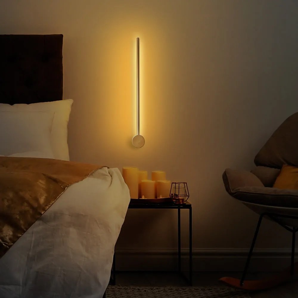 Aranyszínű LED fali lámpa ø 7 cm Sword – Opviq lights