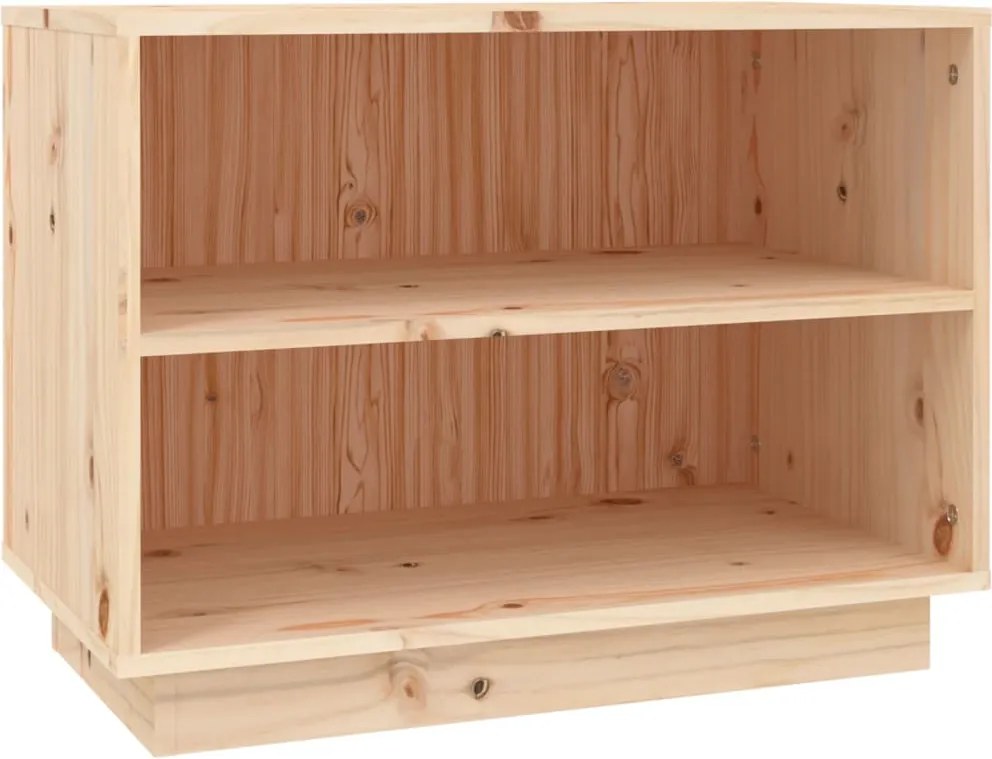 vidaXL tömör fenyőfa cipősszekrény 60 x 34 x 45 cm