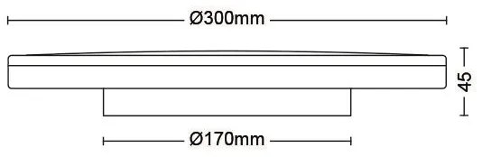 Philips- LED Dimmelhető mennyezeti lámpa OZZIET SCENE SWITCH LED/18W/230V 4000K