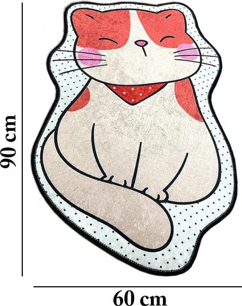 Katze lábtörlő, 60×90 cm