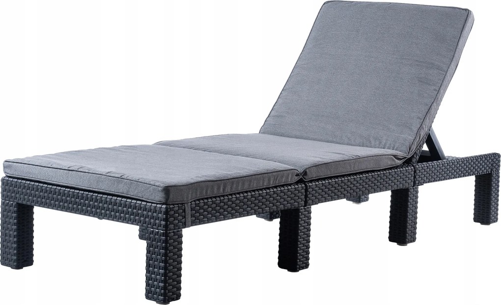 Napozóágy Kerti Szék Napozóágy Matraccal Állítható Összecsukható Medence Terasz