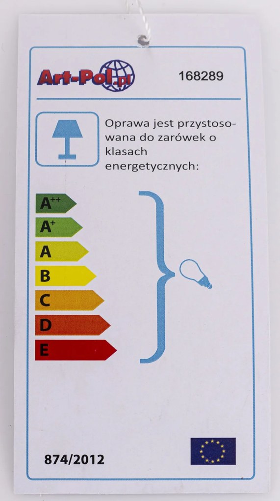 Lámpa fém, szövet ernyővel arany 51x40,5x40,5 kábelhossz 206cm