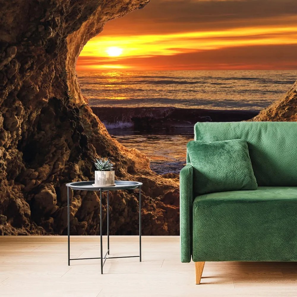 Fototapeta barlangból való kijárat