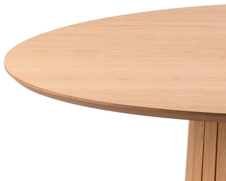 Christo Kerek Étkezőasztal 120 cm Matt Tölgy