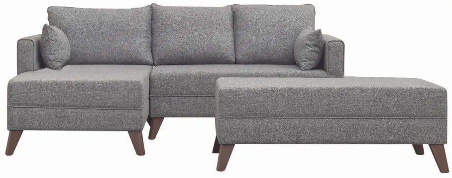 Bella Corner Bal 2 Grey kinyitható sarokkanapé