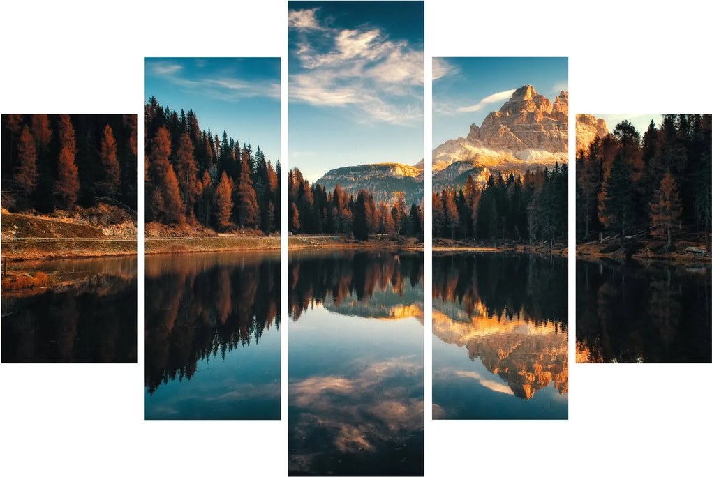 Kép - alpesi, olaszország, dolomitok, Antorno (150x105 cm)