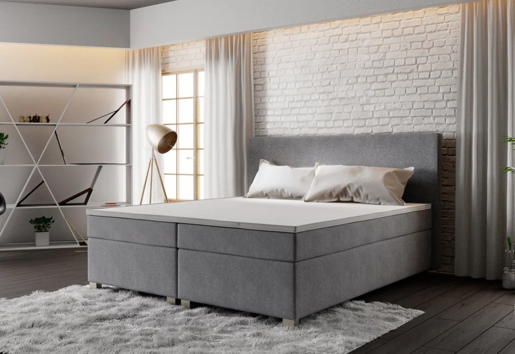 ISLAND boxspring ágy + ágyrács + matrac, 140x200, cosmic 16