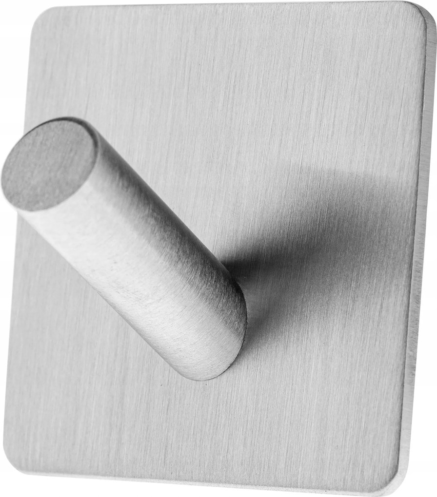 Akasztós Fürdőszobai Törölközőtartó Fali Tartó Öntapadós Ezüst