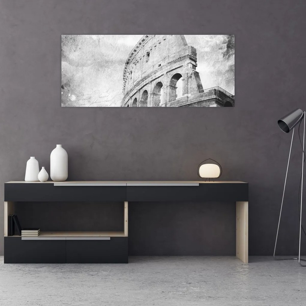 Kép - Vintage képeslap a városról N⁰1 (120x50 cm)