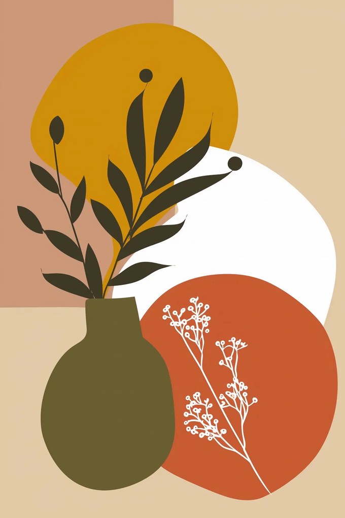 Poszter 40x60cm Virágok a Napban