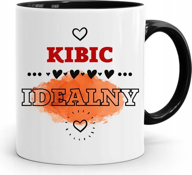 Szurkolóknak Szurkolói Bögre Fekete Ajándék fényképes nyomattal