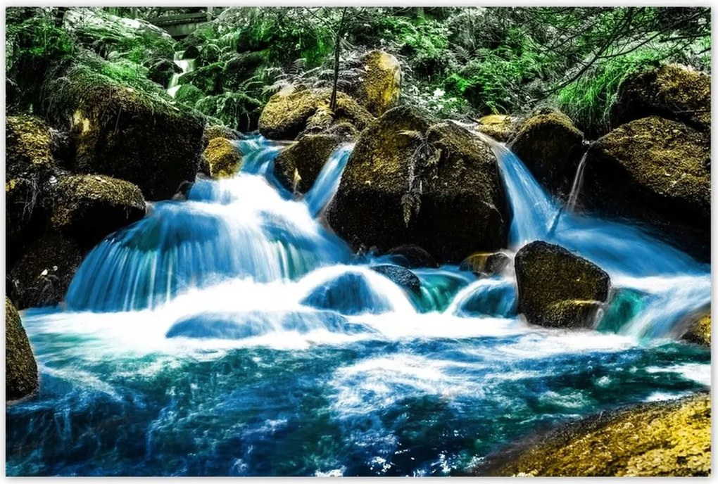 Poszterek 120x80 Hegyi vízesés