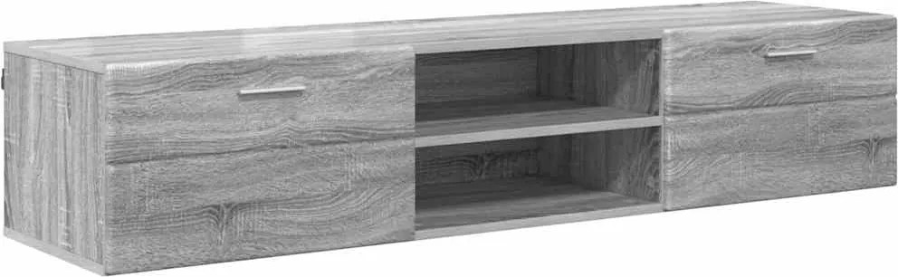 vidaXL Fából Készült Szekrény Szürke Sonoma 150 x 39 x 30 cm Faanyag