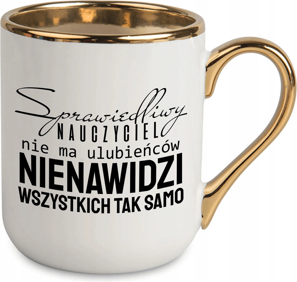 Elegáns Bögre Fehér Ajándék Tanárnak Igazságos Tanár Minták