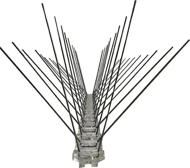 Rozsdamentes galambriasztó tüskék, 50 x 12 cm