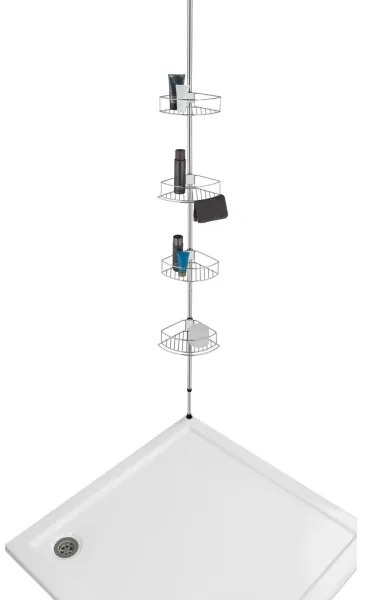 WENKO 21803100-DOLCEDO sarokpolc 31x275 cm rozsdamentes/fényes. króm