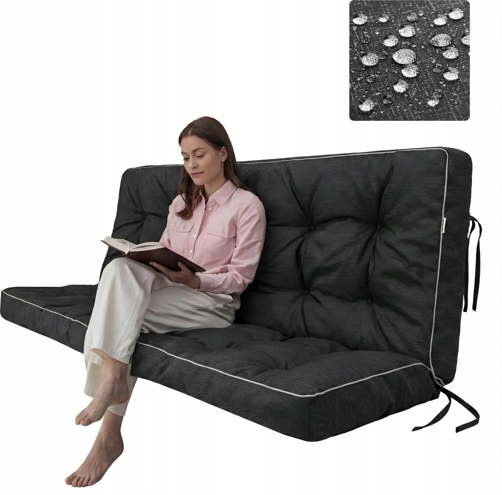 Hintapárna Vízálló kerti pad párna 3 személyes 150cm