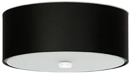 SOLLUX SL-0760 SKALA Ernyős Mennyezeti Lámpa Fekete E27 IP20