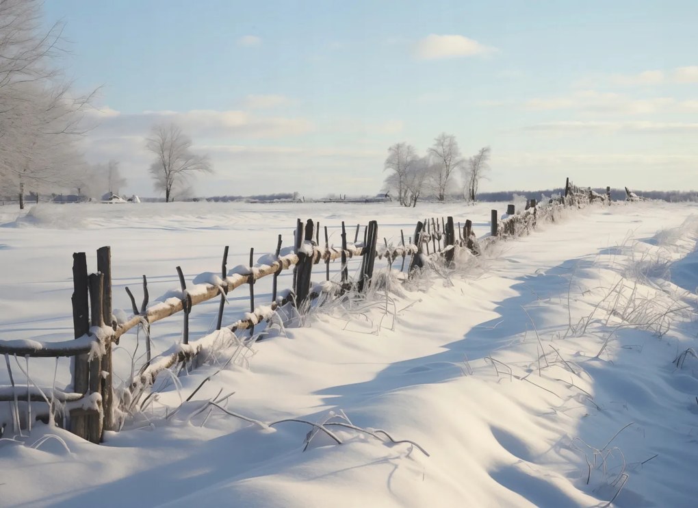 Poszter 55x40cm Hóország nyugalma