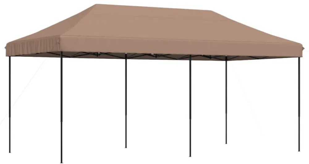 barna összecsukható felugró rendezvénysátor 580x292x315 cm