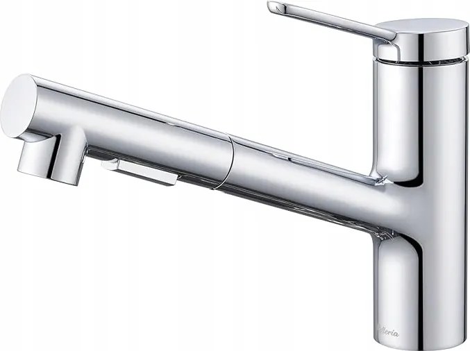 Kelleria álló konyhai csaptelep, Króm, ezüst