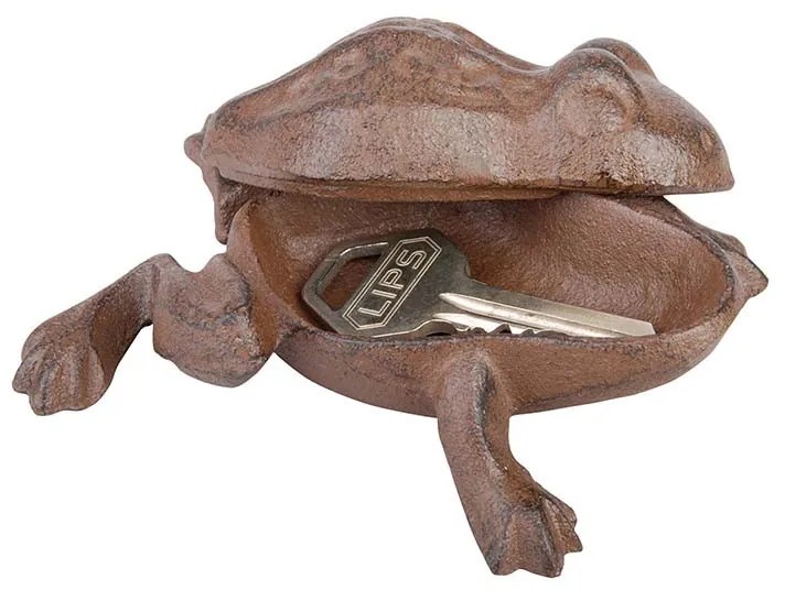 Öntöttvas békás kulcstartó