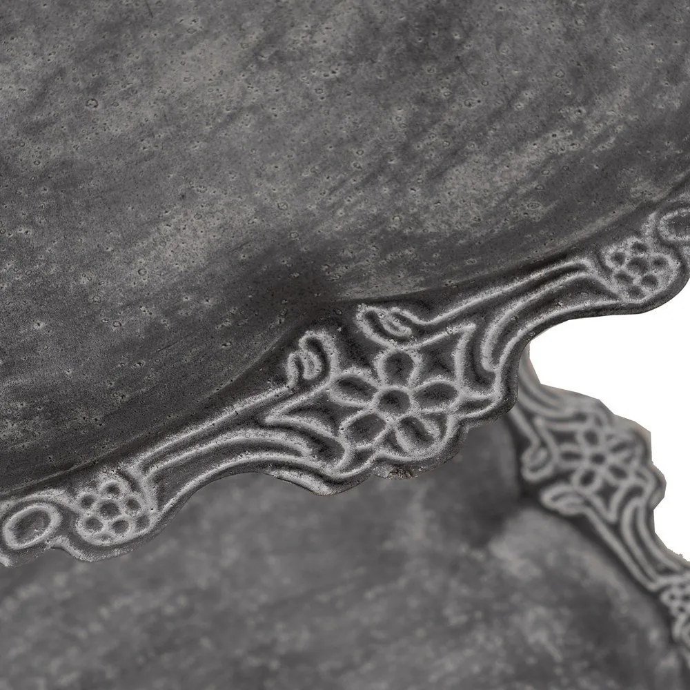 Szürke fém polcos állvány 45x144x45 cm Mireille – Ixia