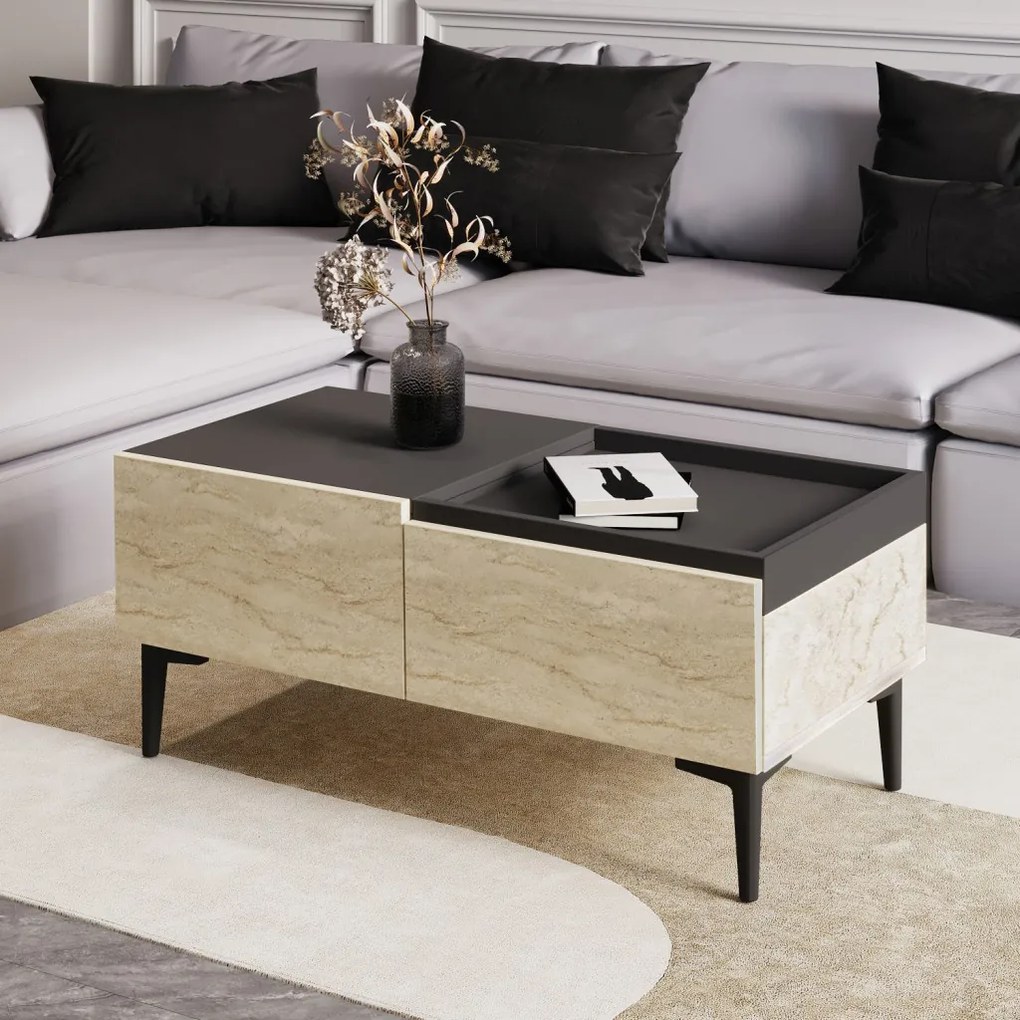 Mia - Travertine, Anthracite