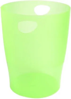 Papírkosár, 15 liter, PP, EXACOMPTA Linicolor, almazöld (EX45397D)