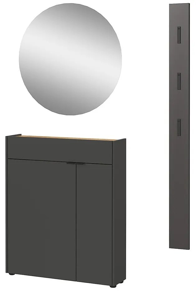 Antracitszürke előszoba bútor Ameca – Germania