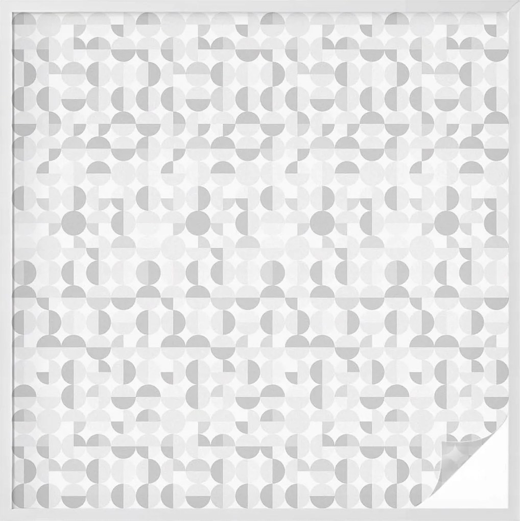 Öntapadós ablakfólia az adatvédelem érdekében Geometrikus minták 100x100