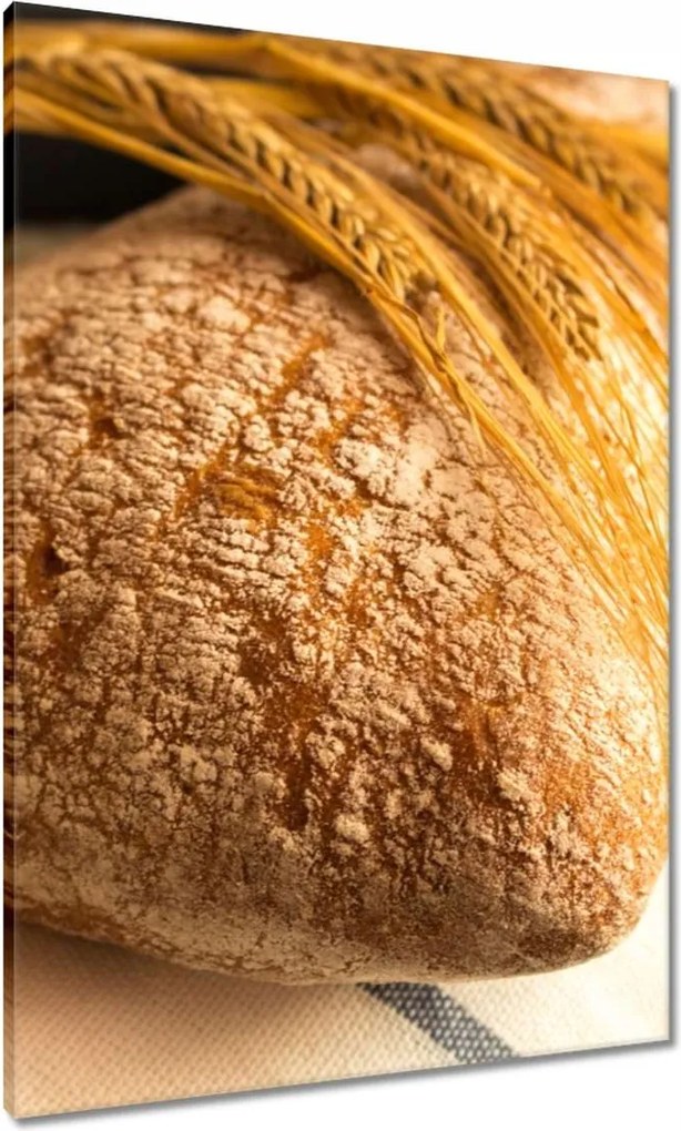 Vászonkép 70x100 Természetes rozskenyér
